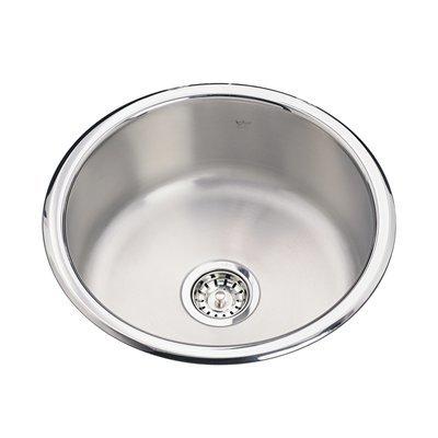 Kindred QSR18-8 Drop-In Round Bar/Prep Sink - Stainless Steel