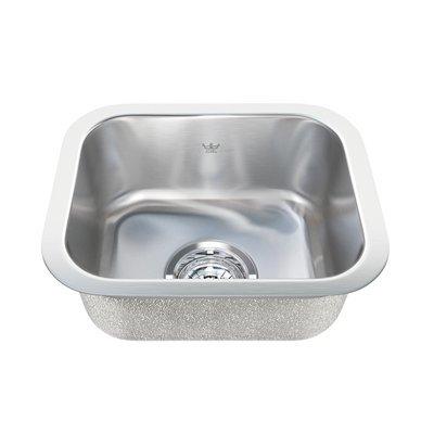 Kindred QSU1113-6 1 Bowl Undermount Sink - Stainless Steel