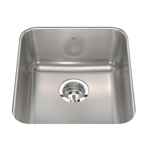 Kindred QSU1820-10 1 Bowl Undermount Laundry/Utility Sink - Stainless Steel