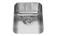 Kindred QSUA1914-7 1 Bowl Undermount Sink - Stainless Steel