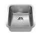 Kindred QSUA1917-8 1 Bowl Undermount Sink - Stainless Steel