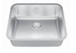 Kindred QSUA1922-8 1 Bowl Undermount Sink - Stainless Steel