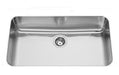 Kindred QSUA1933-8 1 Bowl Undermount Sink - Stainless Steel