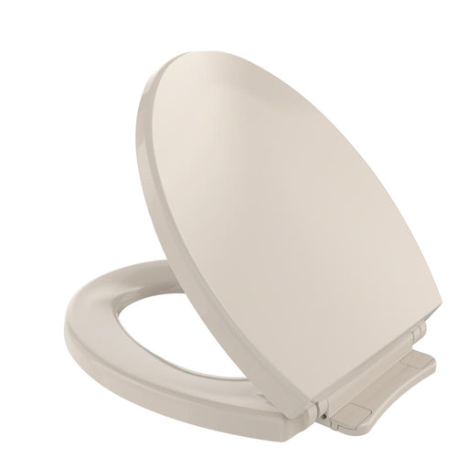 Toto SS113#03 SoftClose®Non Slamming  Slow Close Round Toilet Seat and Lid - Bone