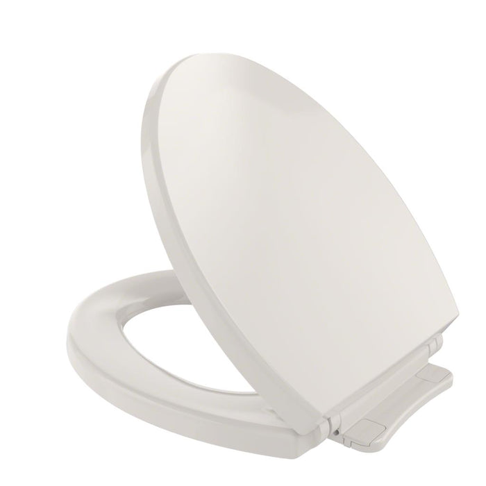 Toto SS113#12 SoftClose®Non Slamming  Slow Close Round Toilet Seat and Lid - Sedona Beige