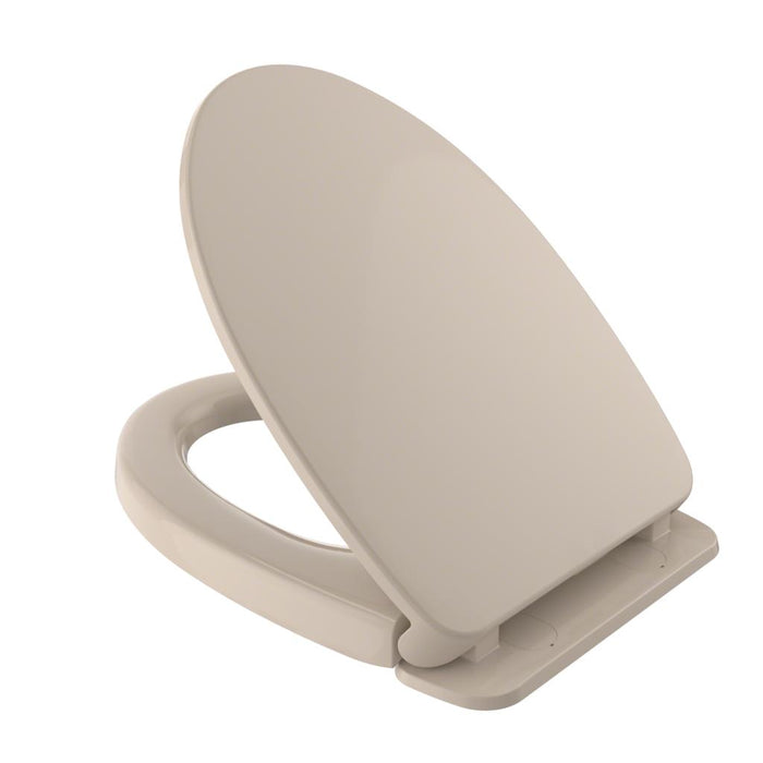 Toto SS124#03 SoftClose Non Slamming Slow Close Elongated Toilet Seat and Lid - Bone