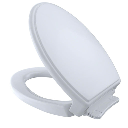 Toto SS154#01 Traditional SoftClose® Non Slamming Slow Close Elongated Toilet Seat and Lid - Cotton White