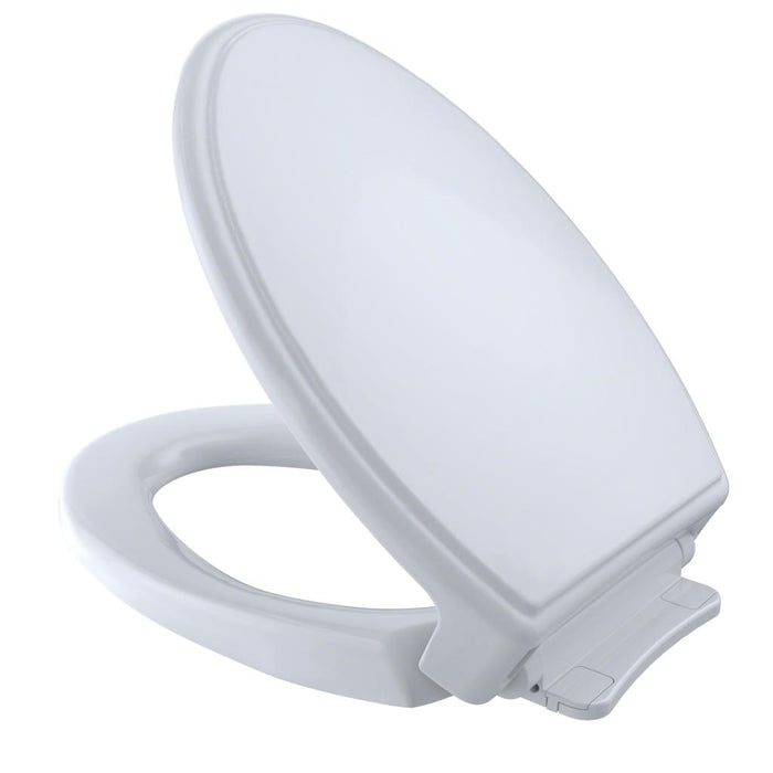 Toto SS154#01 Traditional SoftClose® Non Slamming Slow Close Elongated Toilet Seat and Lid - Cotton White