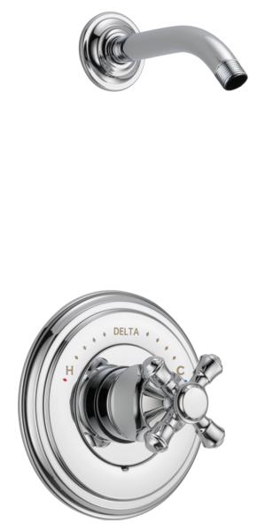 Delta T14297-LHP-LHD Cassidy Monitor 14 Series Shower Trim (Less Handle annd Shower Head) - Chrome