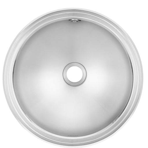 Franke V17-5D Round Drop-In Bathroom Sink - Stainless Steel